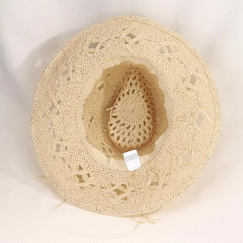 Cowgirl hat beach sun hat